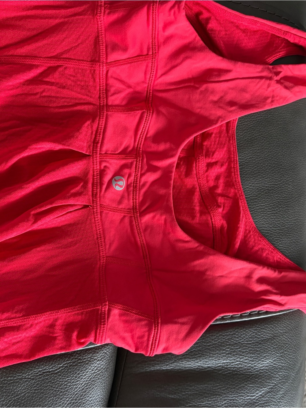 lululemon athletica Bright Red Built-In Shelf Bra Tank - Picture 2 of 3